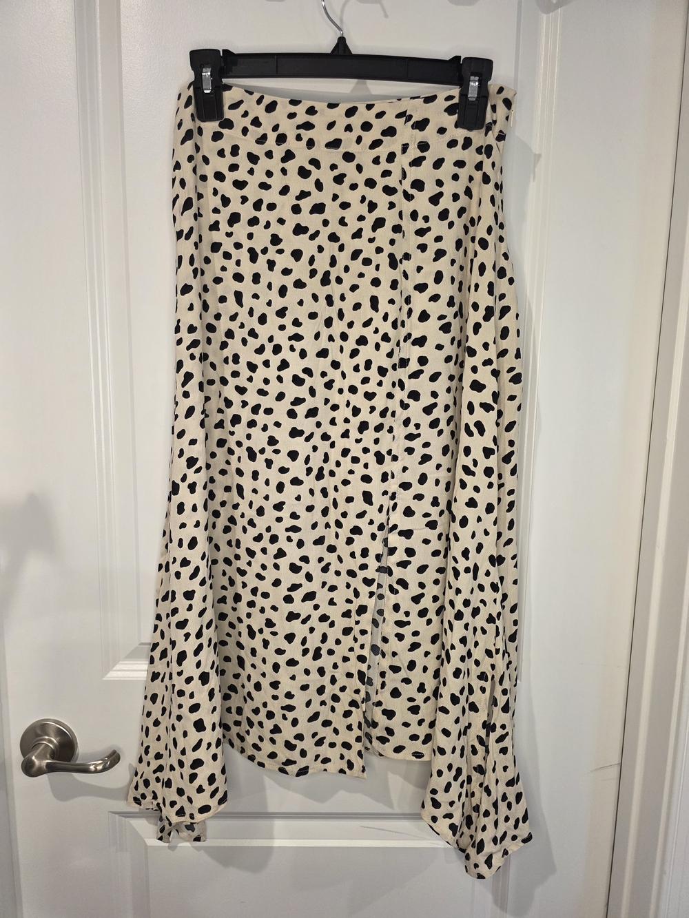 Lulus Set A Trend Cream Cheetah Print Midi Skirt